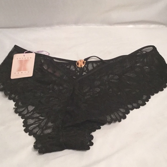 Fenty SAVAGE BLACK LACE PANTY - Picture 3 of 3